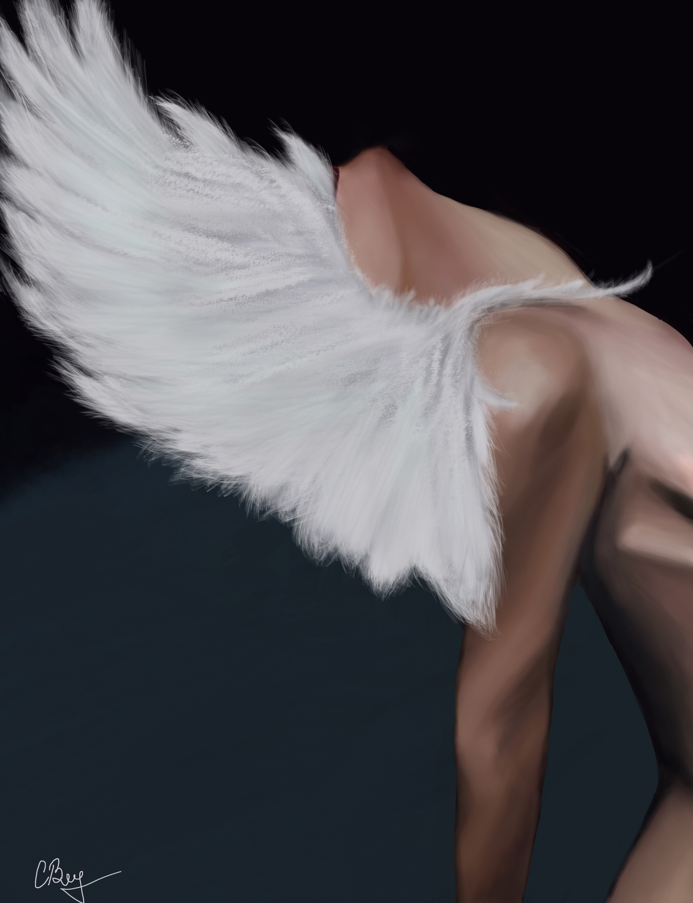 The creation of “The Angel”